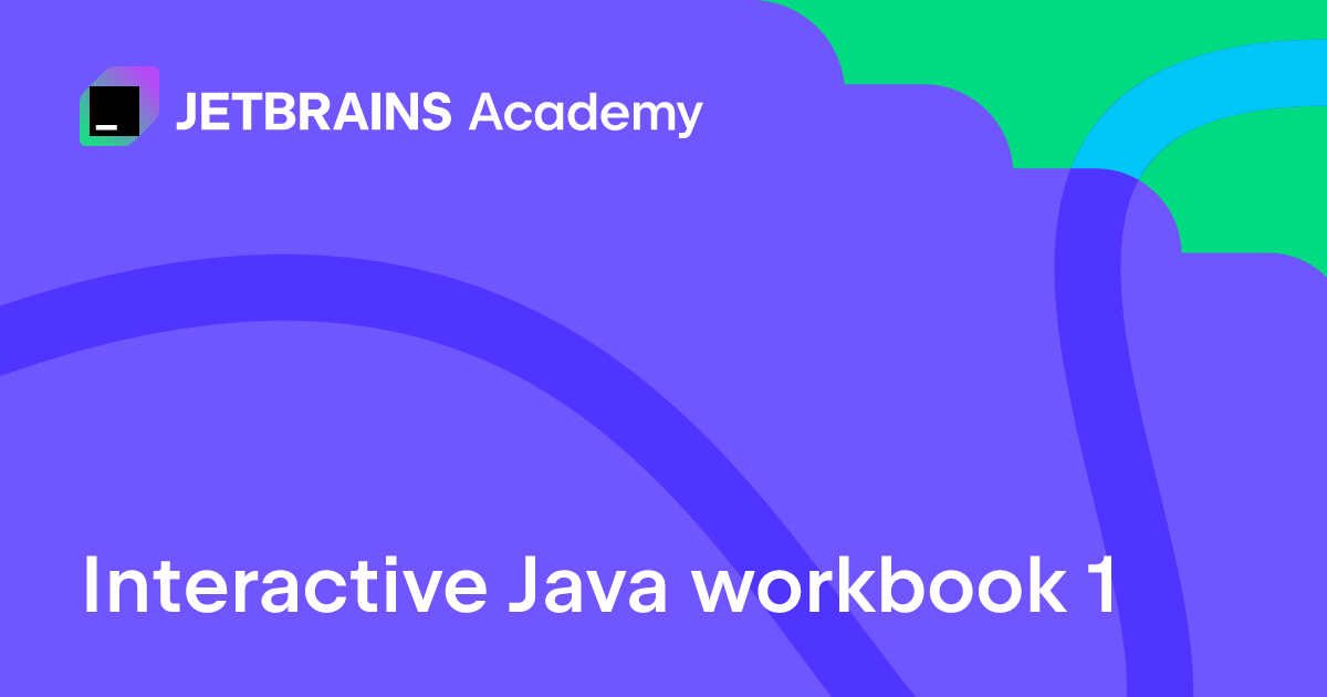 Interactive Java workbook 1